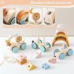 Lunar Train : jeu d'empilement pour les enfants de 1 à 2 ans
