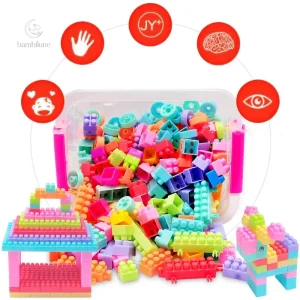 Jeux de construction colorés pour le développement des enfants
