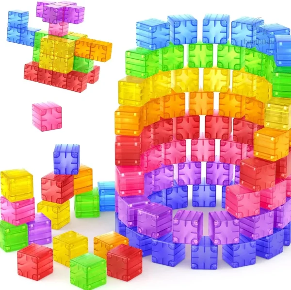 Magic Cubes - Blocs de construction magnétiques pour enfants