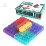 Jouets de construction magnétiques en forme de cubes
