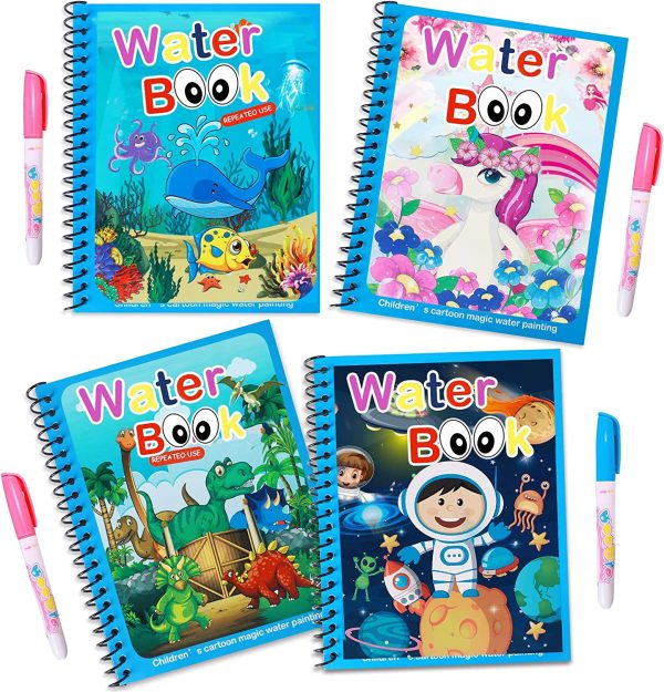 Magic Water Book - Livre de coloriage aquatique