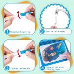 Coloriage amusant avec de l'eau pour enfants de 3 à 4 ans