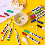 Jeu d'eau créatif avec autocollants colorés pour enfants