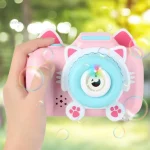 Encourage le jeu en plein air avec des bulles colorées