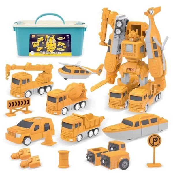 MagnaMix - Camion Transformateur pour enfants de 4 à 5 ans