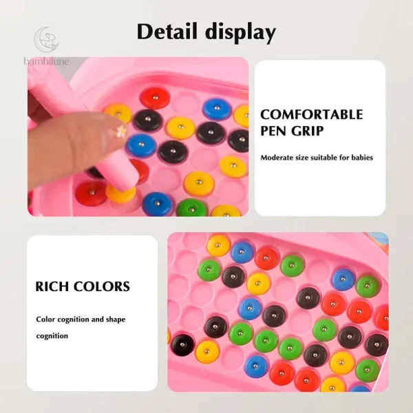 Tableau interactif avec Magnet Beads pour le plaisir éducatif