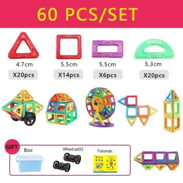 Construction amusante avec Magnet Building Blocks