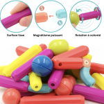 Bâtons magnétiques flexibles pour modèles variés