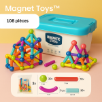 Toys magnétiques - Favorise la créativité et l'apprentissage