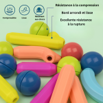 Aimants de construction - Jouets amusants et éducatifs