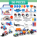 Jouets de construction magnétiques – voitures en mouvement