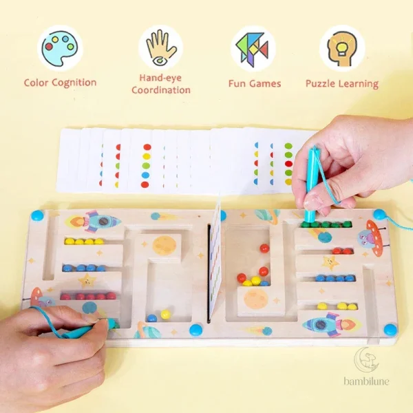 Chasse aux couleurs magiques - Activité créative pour les petits