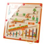 Puzzle magnétique en bois pour enfants de 3 à 4 ans