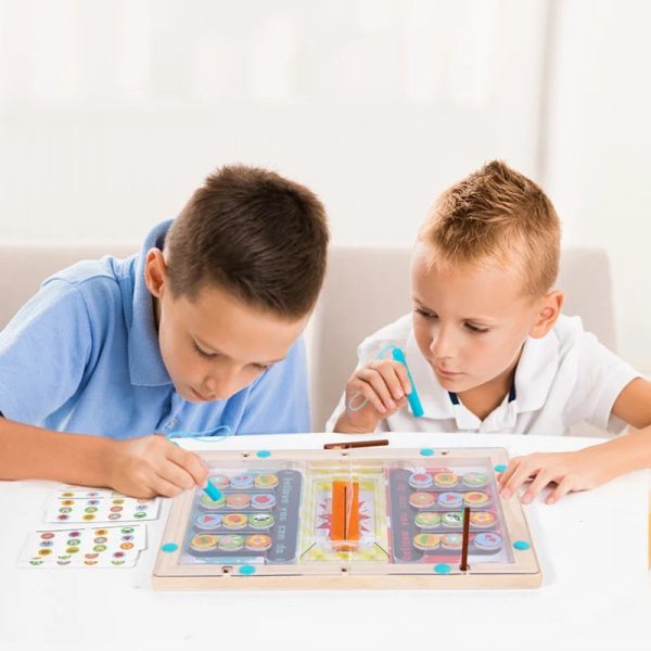 Jeu de coordination et couleur avec éléments magnétiques
