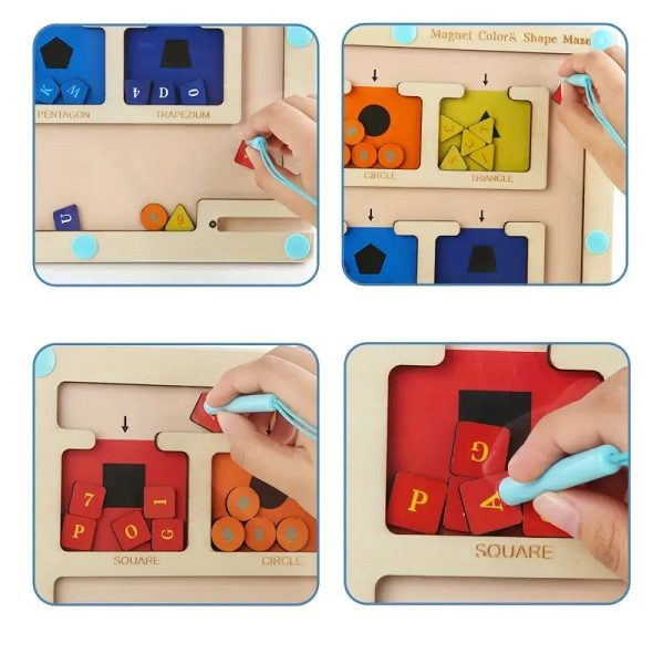 Aventure scientifique avec un jeu de maze coloré