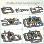 Carreaux magnétiques colorés pour constructions ludiques