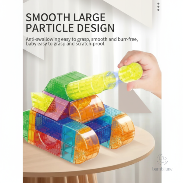 Ensemble de blocs colorés pour constructions variées