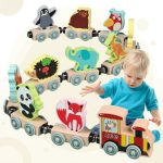 MagniZoo : train magnétique à tirer pour jeunes enfants