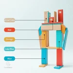 Construire et créer avec les blocs MagPlayer en bois