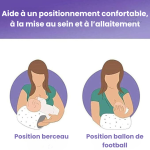 Coussin d'allaitement MamáEase, facile à utiliser
