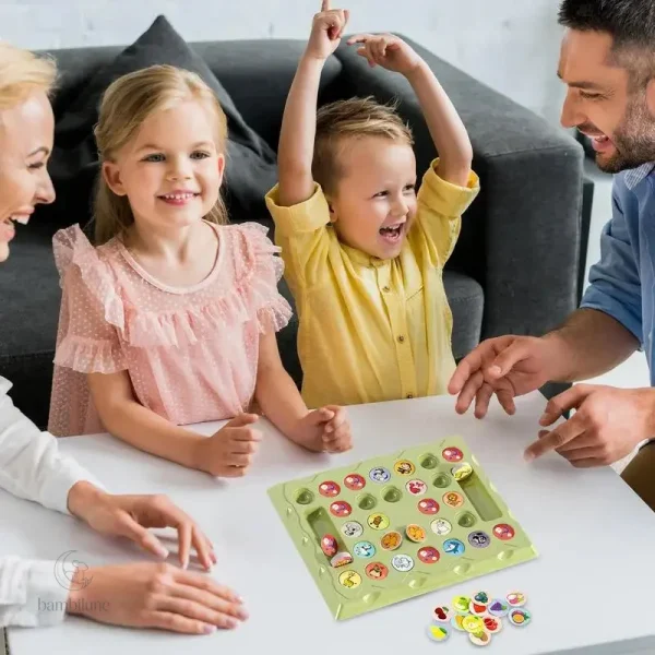 Bataille éducative avec animaux pour améliorer la mémoire