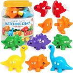 Jeu éducatif interactif avec thèmes de dinosaures