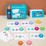 Math Tokens - Cartes d'arithmétique pour enfants de 4 à 5 ans