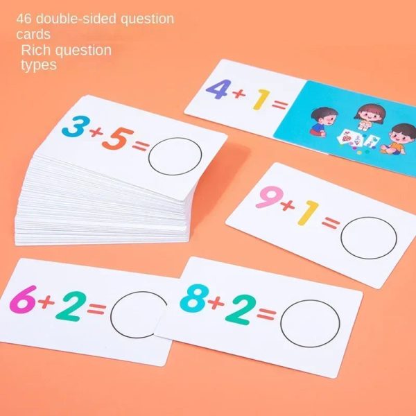 Cartes d'arithmétique adaptées aux enfants de 4 à 5 ans