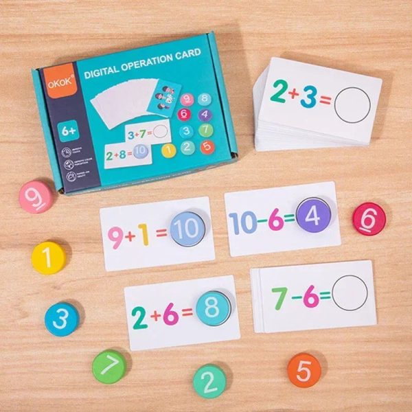 Mathématiques ludiques : cartes pour l'apprentissage des enfants