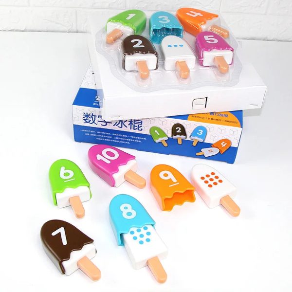 Maths Popsicles - Jeu éducatif de comptage pour petits