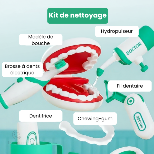 Simulation de soins dentaires pour l'apprentissage