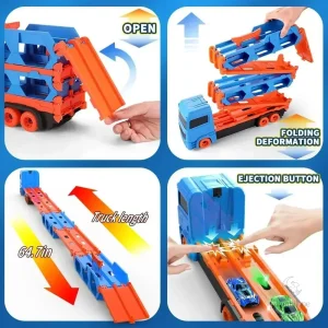 Camion de course transformable pour enfants de 3 à 4 ans