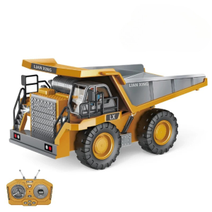 Véhicule de construction télécommandé pour jeunes bâtisseurs