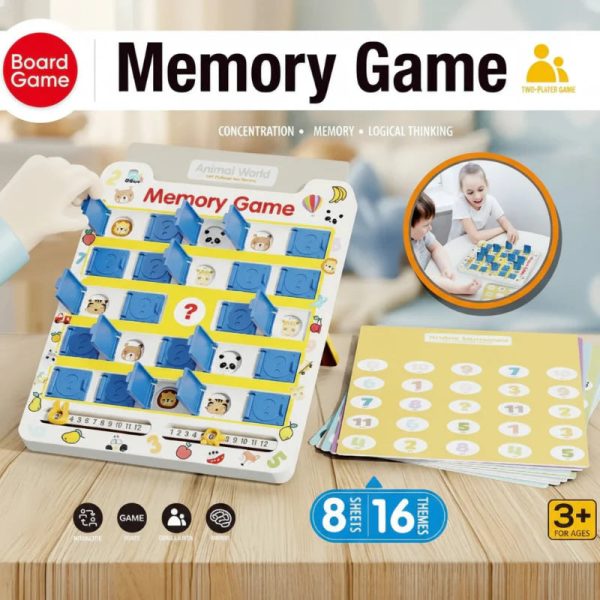 Jeu de mémoire stimulant pour enfants de 3 à 4 ans