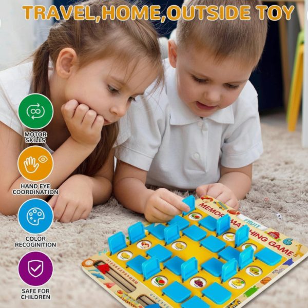Jeu de mémoire coloré pour éveiller l'esprit des enfants