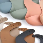 Bavoir en silicone léger et durable pour une utilisation quotidienne