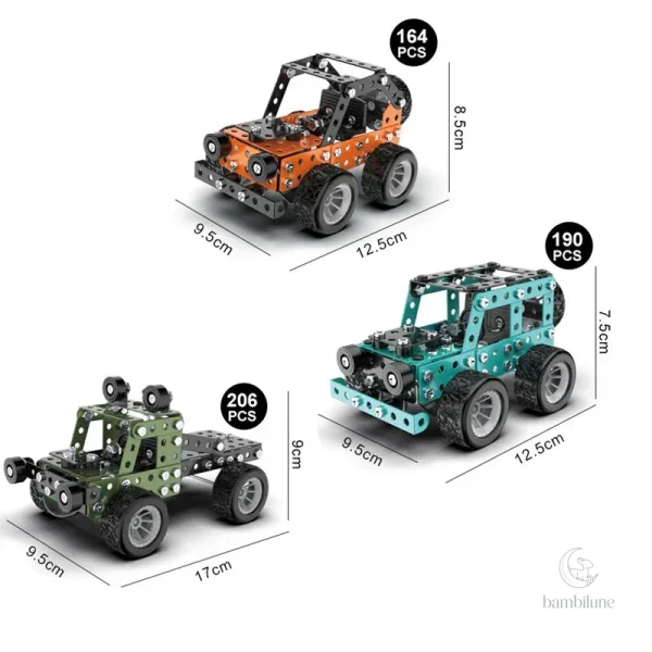 MetalBuild – Set de construction de véhicules éducatif - vue 5