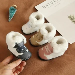 Mini Fashion - Bottes d'hiver pour enfants avec fermeture réglable