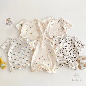 Mini Fashion – Baby Romper doux et aérien