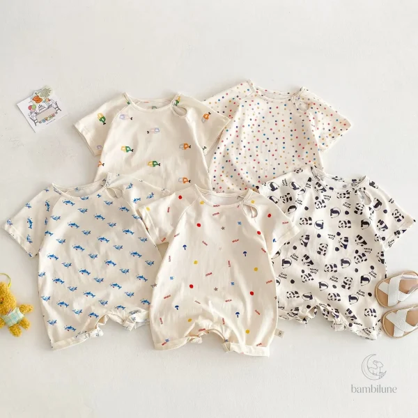 Mini Fashion – Baby Romper doux et aérien