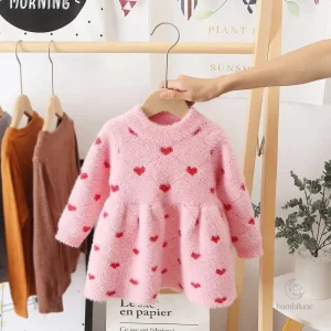 Vêtement d'automne chaud pour les petites filles