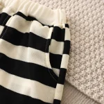 Mode enfant - Robe rayée en coton léger