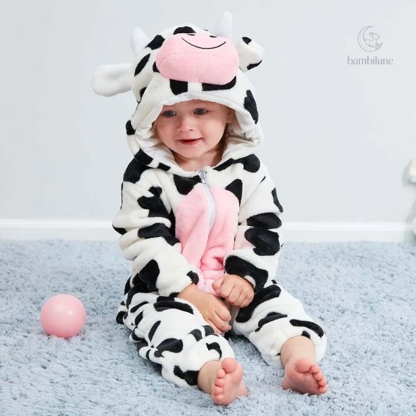 Combinaison douce pour enfants, thème animaux