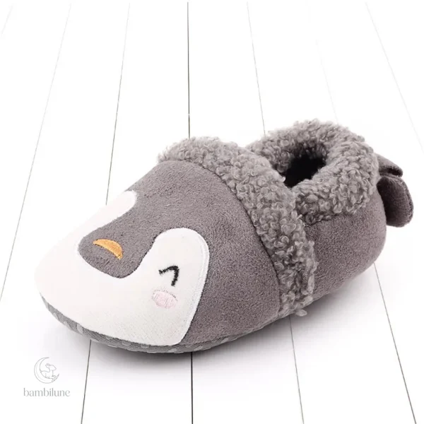 Mini chaussons animaux pour tout-petits en peluche - vue 2