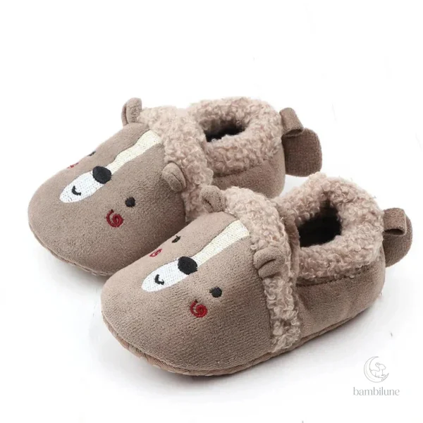 Chaussons animaux, confort et chaleur pour tout-petits
