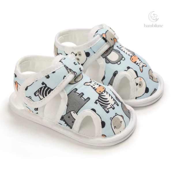 Stylées sandales d'été pour enfants avec animaux mignons