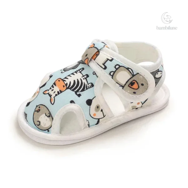 Sandales amusantes pour enfants avec imprimés d'animaux