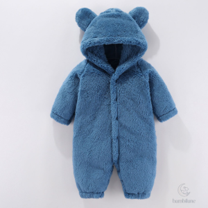 Mini Fashion™ - Combinaison en polaire avec capuche