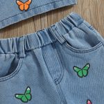 Mini ensemble d'été, jean confortable pour les petits