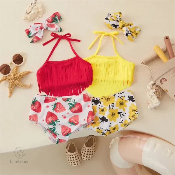 Mini Fashion - Bikini bandeau pour filles